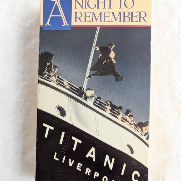 3/$15 A night to Remember (1958) VHS movie story of the Titanic - Picture 5 of 5